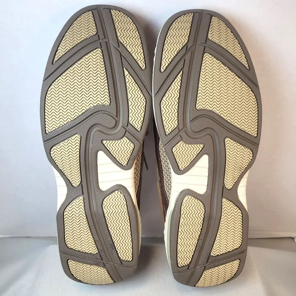 Dunham Men's Captain Brown Leather Vented Boat 8.5 Shoes MCN410BR Excellent